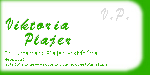 viktoria plajer business card